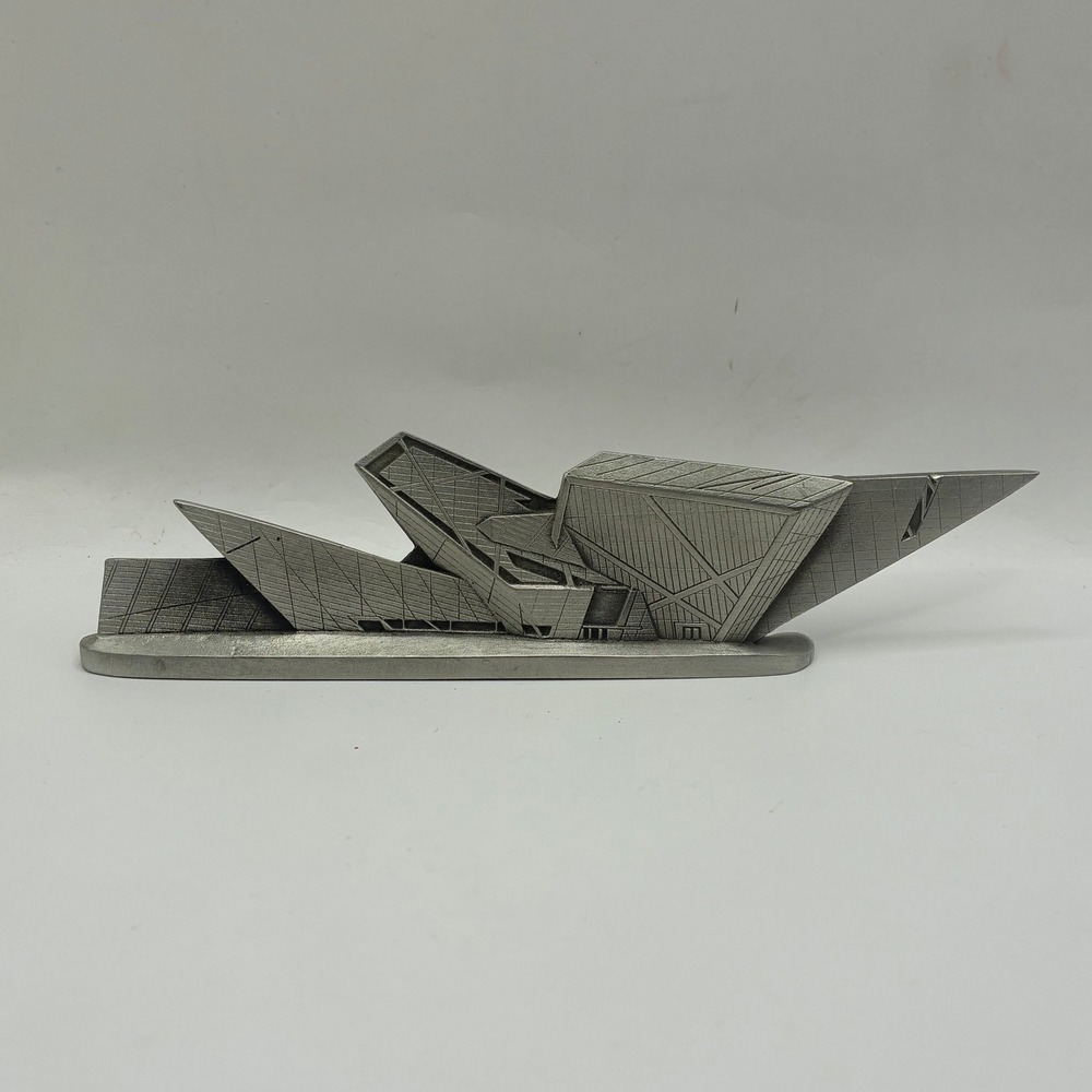 Denver Art Museum Pewter Hamilton Building Miniature Reichert Studios 2005
